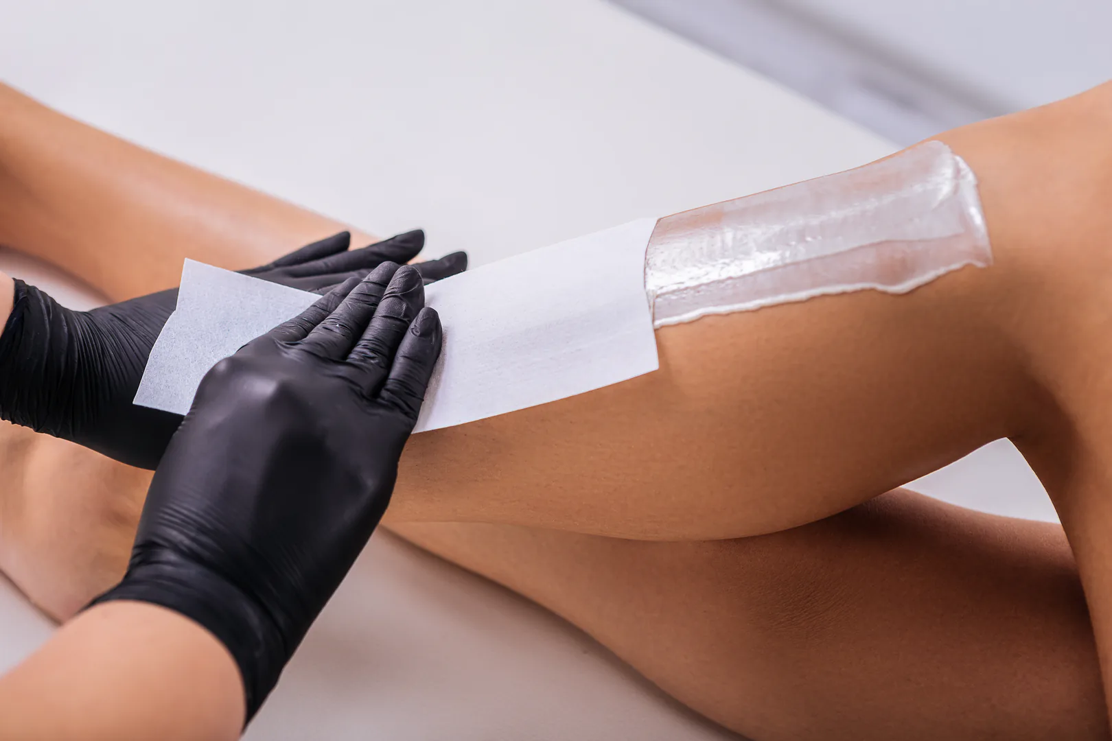 Professional waxing treatment at The Beauty Factory